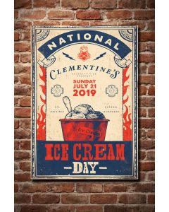 2019 - National Ice Cream Day Poster