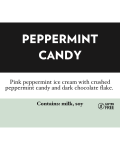 Peppermint Candy Flavor Tag