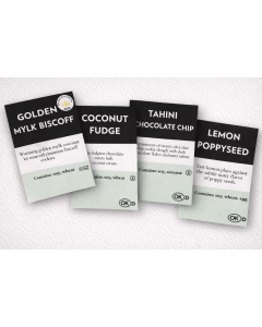 Set of Non-Dairy Signature Flavor Tags