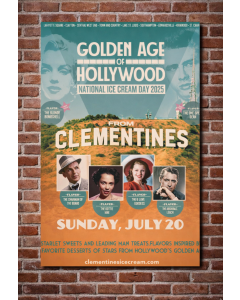 2025 - National Ice Cream Day Poster